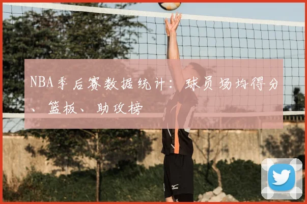 NBA季后赛数据统计：球员场均得分、篮板、助攻榜
